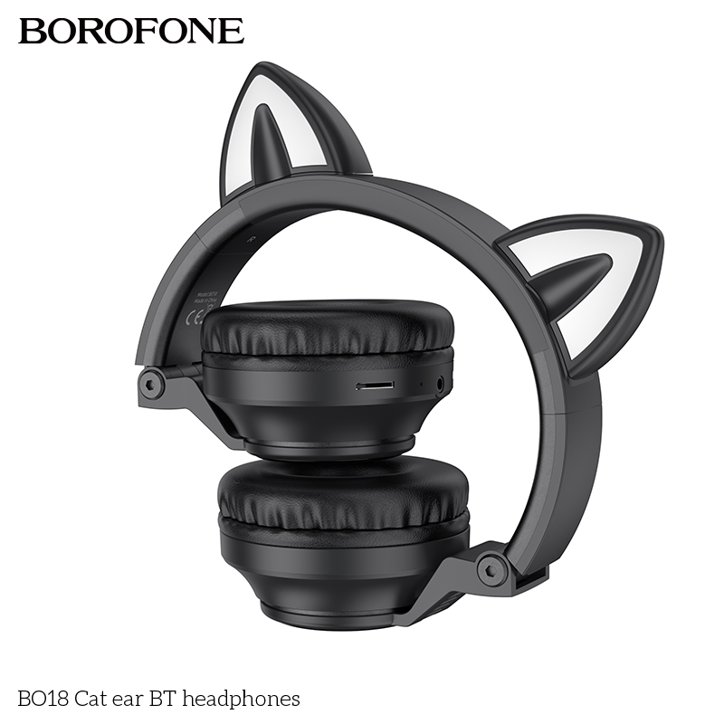 BOROFONE BO18 cat-ear wireless headphones Bluetooth 5.0 NZ 4